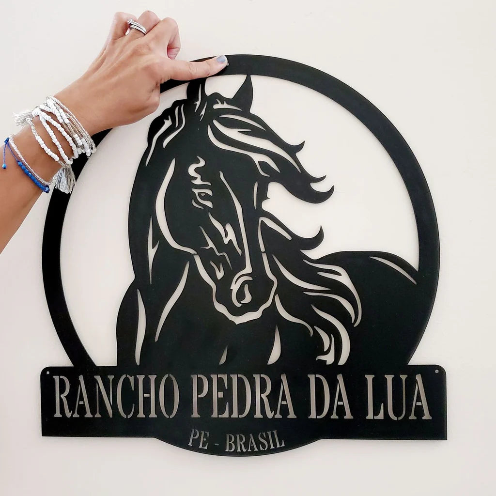 Personalized Horse Ranch Sign