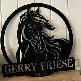 Personalized Horse Ranch Sign